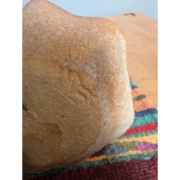 Vintage Stoneware Pottery Dish, Leaf Wall Hanging - Picture 10 of 10